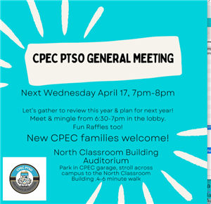  CPEC PTSO General Meeting (New CPEC families welcome)